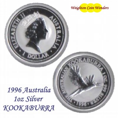 1996 1oz Silver KOOKABURRA - Click Image to Close